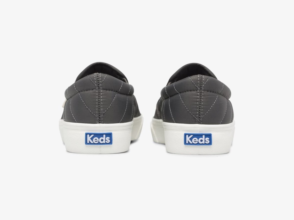 Keds Jump Kick-instapper Voor Dames, Waterafstotend Gewatteerd Puffergrijs
