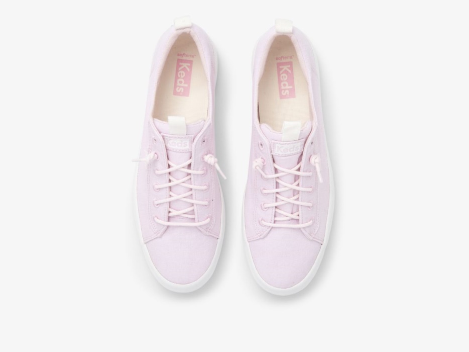 Keds Dames Kickback Canvas Lichtroze