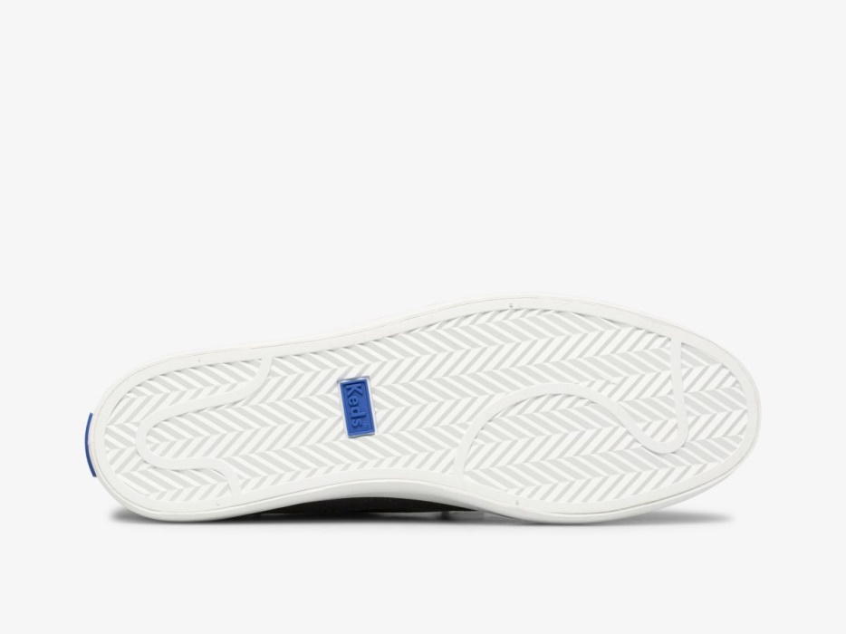 Keds Kickback Canvas Pop Voor Dames Wasbaar Zwart