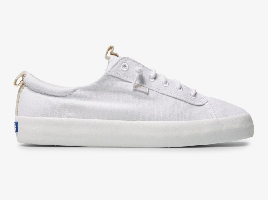 Keds Kickback Canvas Voor Dames Wit