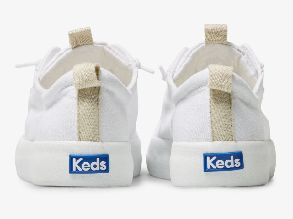 Keds Kickback Canvas Voor Dames Wit