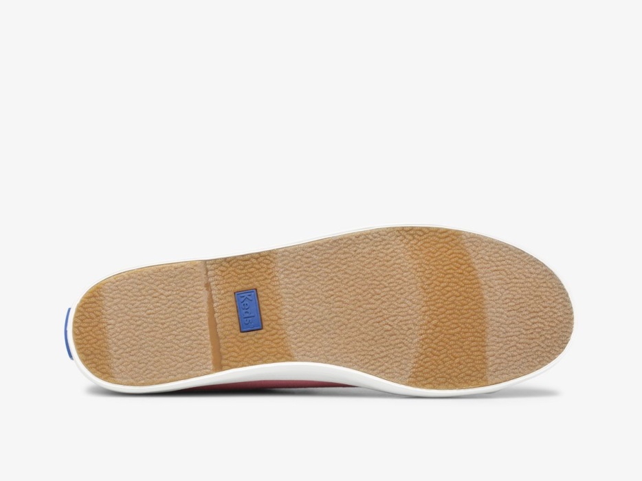 Keds Kickstart Dames Dobby Jacquard Rood