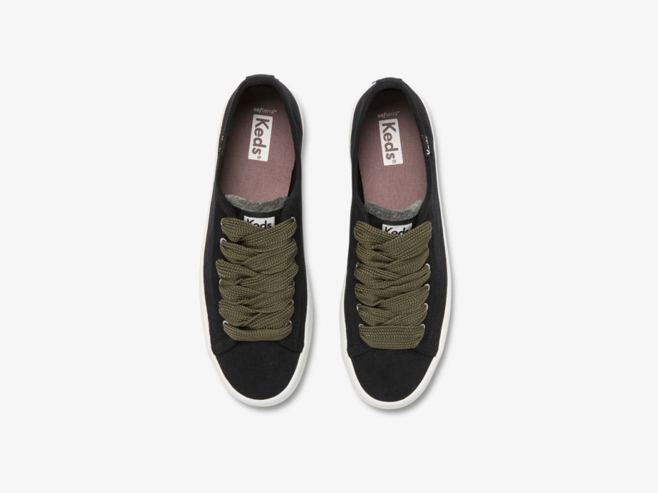 Keds Kickstart Trx Soft Twill Dames Zwart
