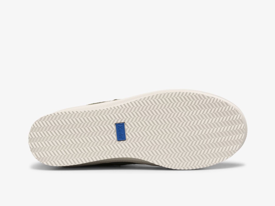 Keds Midland Laars Voor Dames Suède Splash Twill Thinsulatetrade Groen