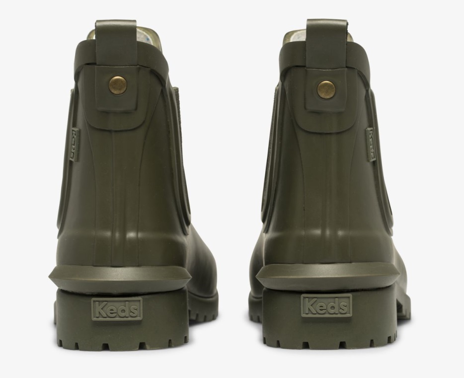 Keds Dames Rowan Regenlaars Olijf