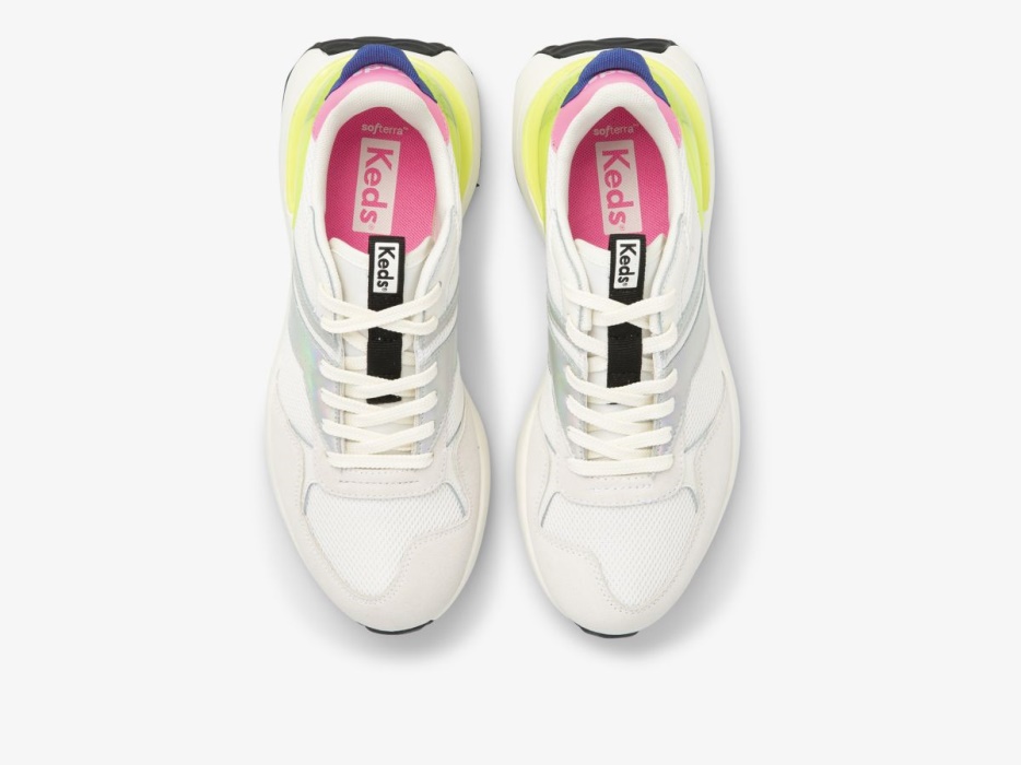 Keds Damestiasa Iriserend Sneeuwwit