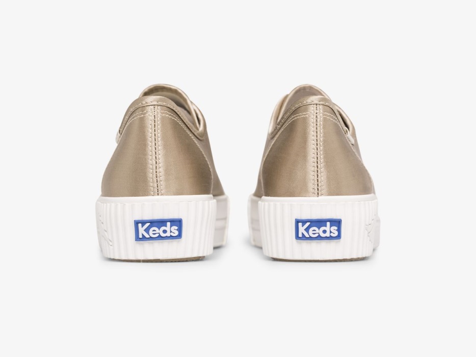 Keds Triple Kick Amp Satijn Champagne Voor Dames