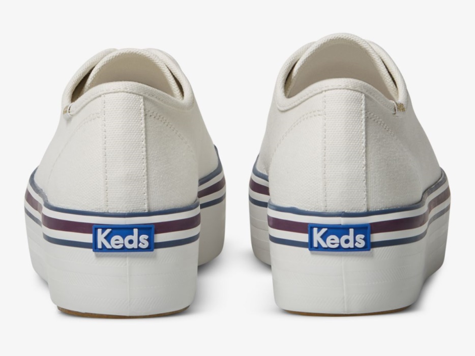 Keds Triple Up Varsity Dames Wit Blauw