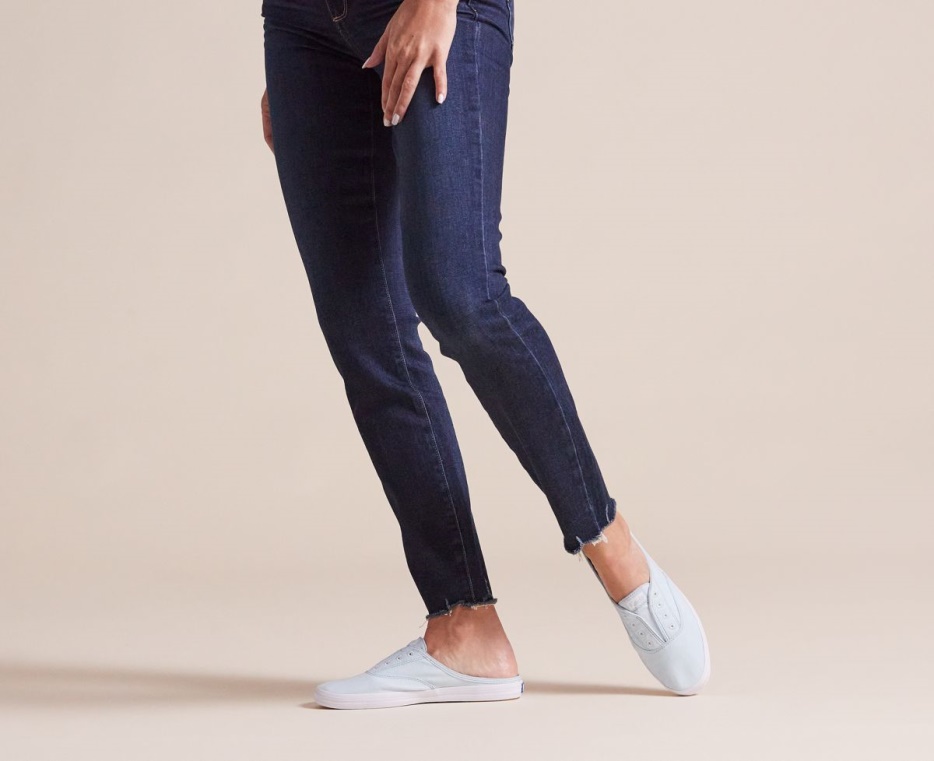 Keds Wasbare Moxie Mule Voor Dames Feat. Biologisch Katoen Lichtblauw