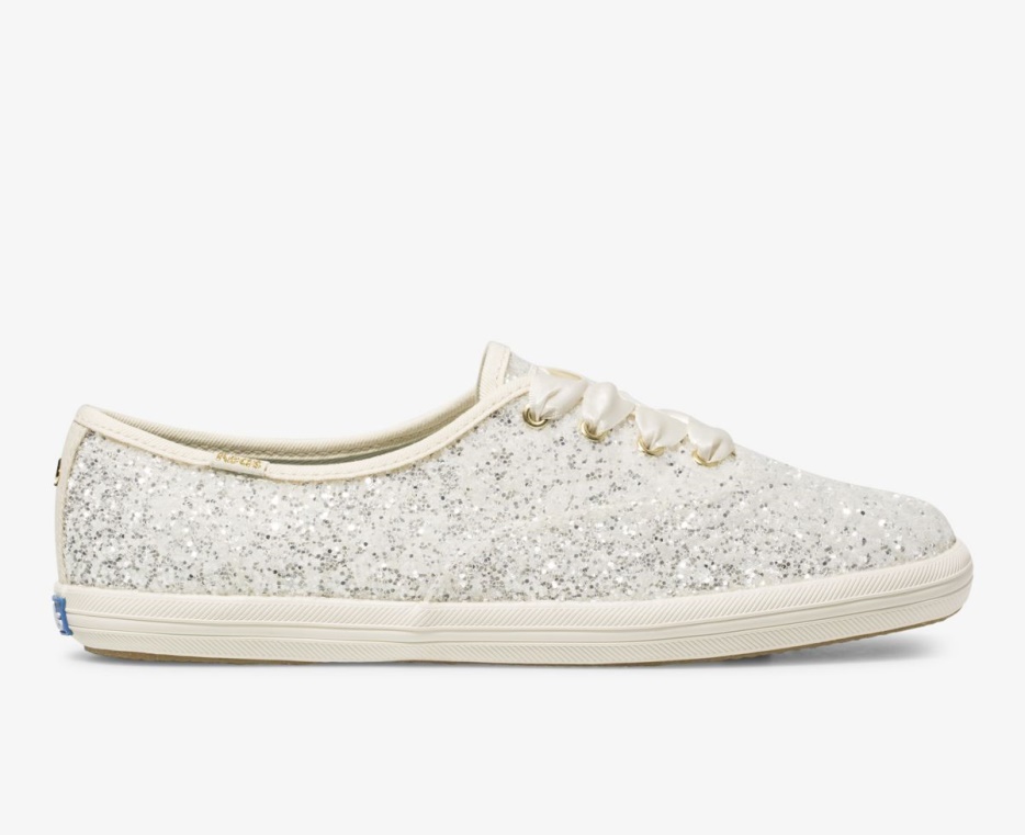 Keds Dames X Kate Spade New York Champion Glitter Cream Glitter