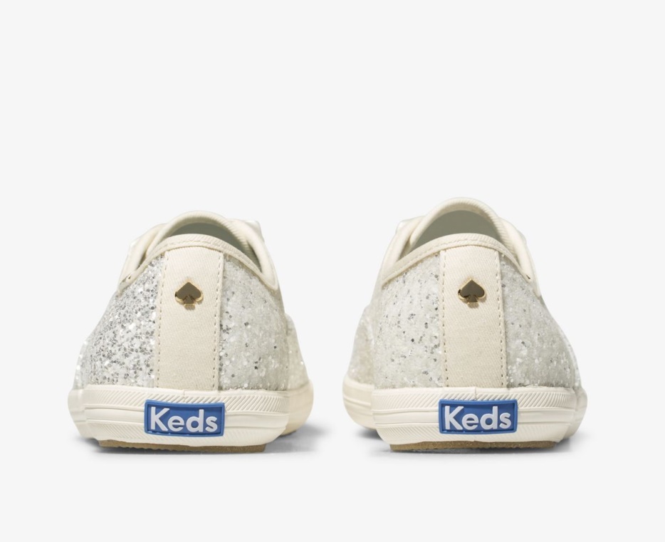 Keds Dames X Kate Spade New York Champion Glitter Cream Glitter