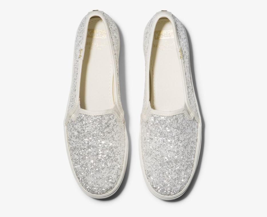 Keds Dames X Kate Spade New York Triple Decker Glitter Crème