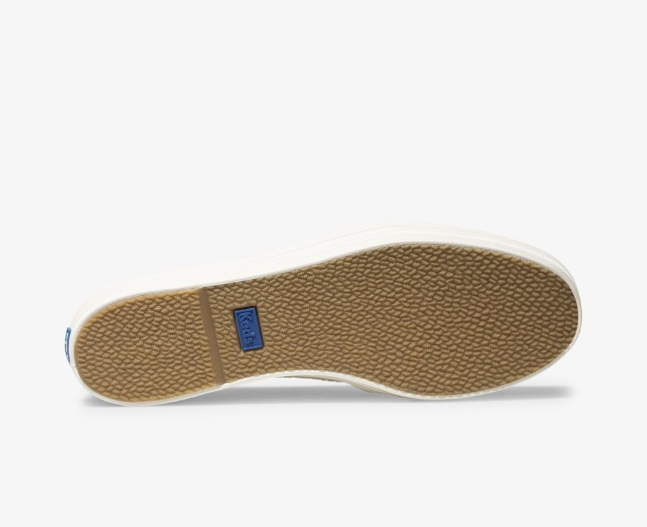 Keds Dames X Kate Spade New York Triple Decker Glitter Crème