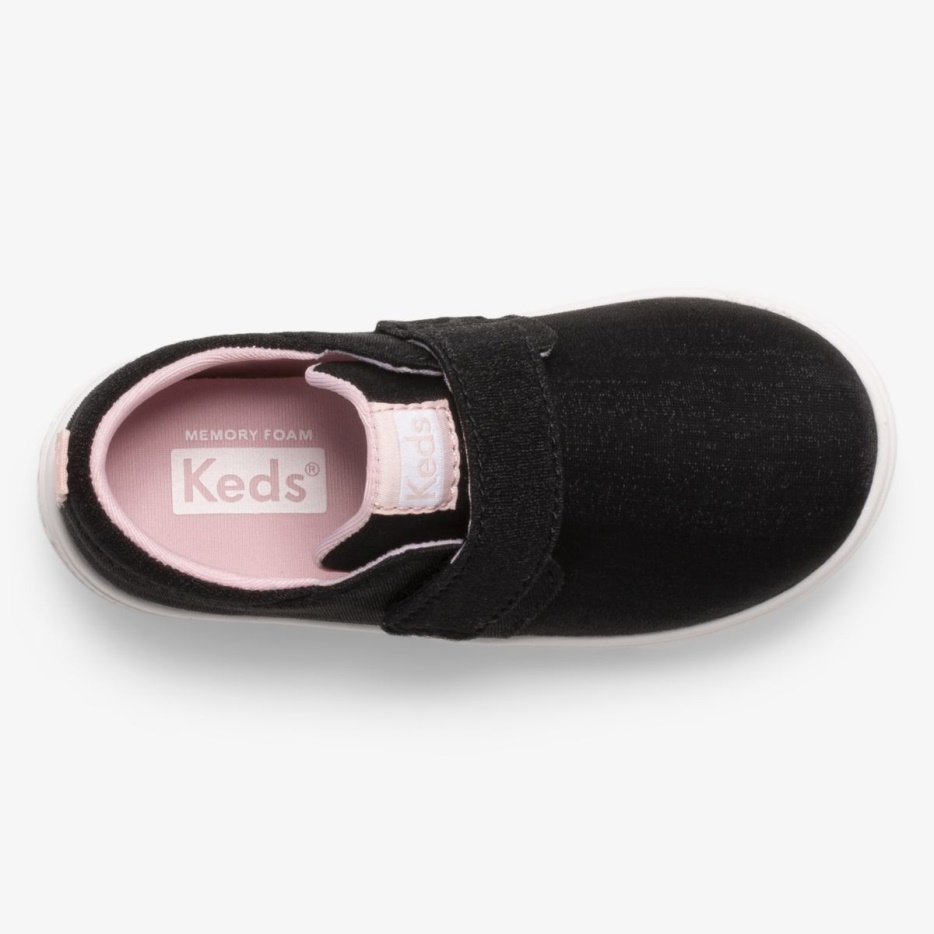 Finlee Flex Zwarte Keds Voor Kleine Kinderen