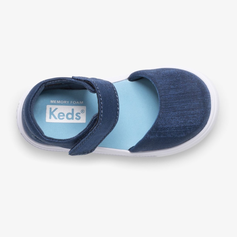 Finlee Flex-sandaal Voor Kleine Kinderen Keds Navy Shimmer