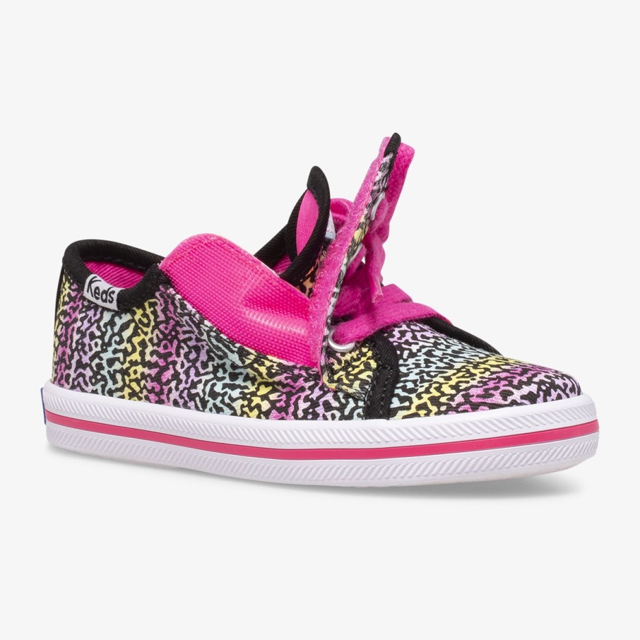 Kickstart Seizoensgebonden Jr Voor Kleine Kinderen Zwart/regenboog Keds