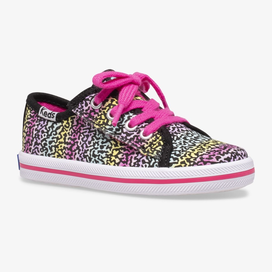 Kickstart Seizoensgebonden Jr Voor Kleine Kinderen Zwart/regenboog Keds