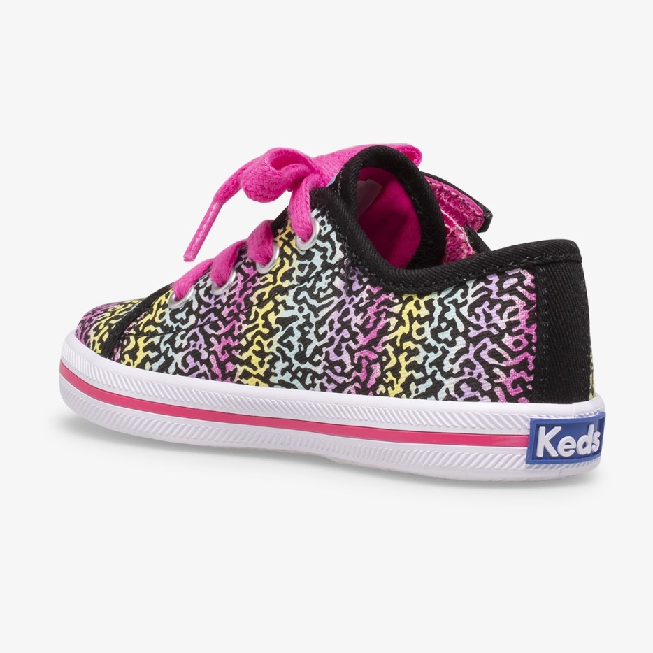 Kickstart Seizoensgebonden Jr Voor Kleine Kinderen Zwart/regenboog Keds