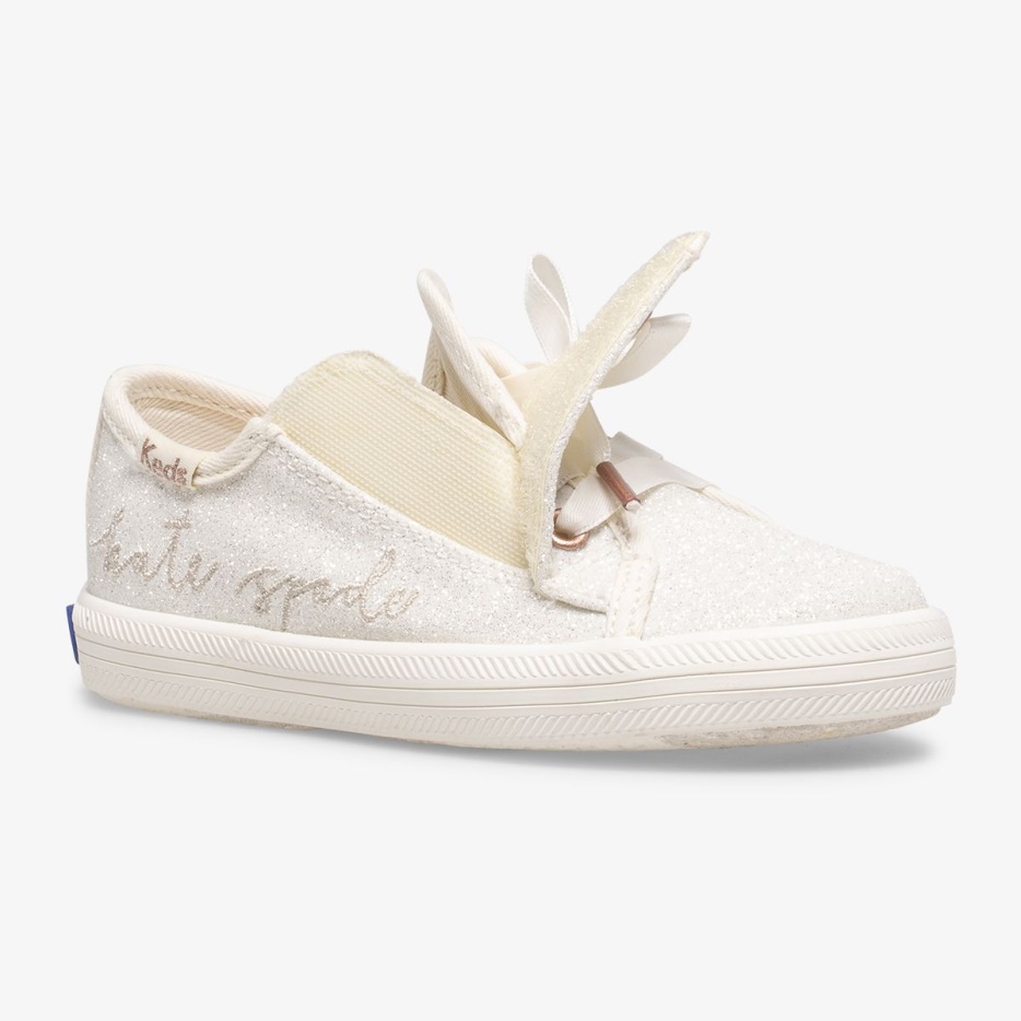 Little Kid's X Kate Spade New York Kickstart Jr Ivoor Glitter Ivoor Keds