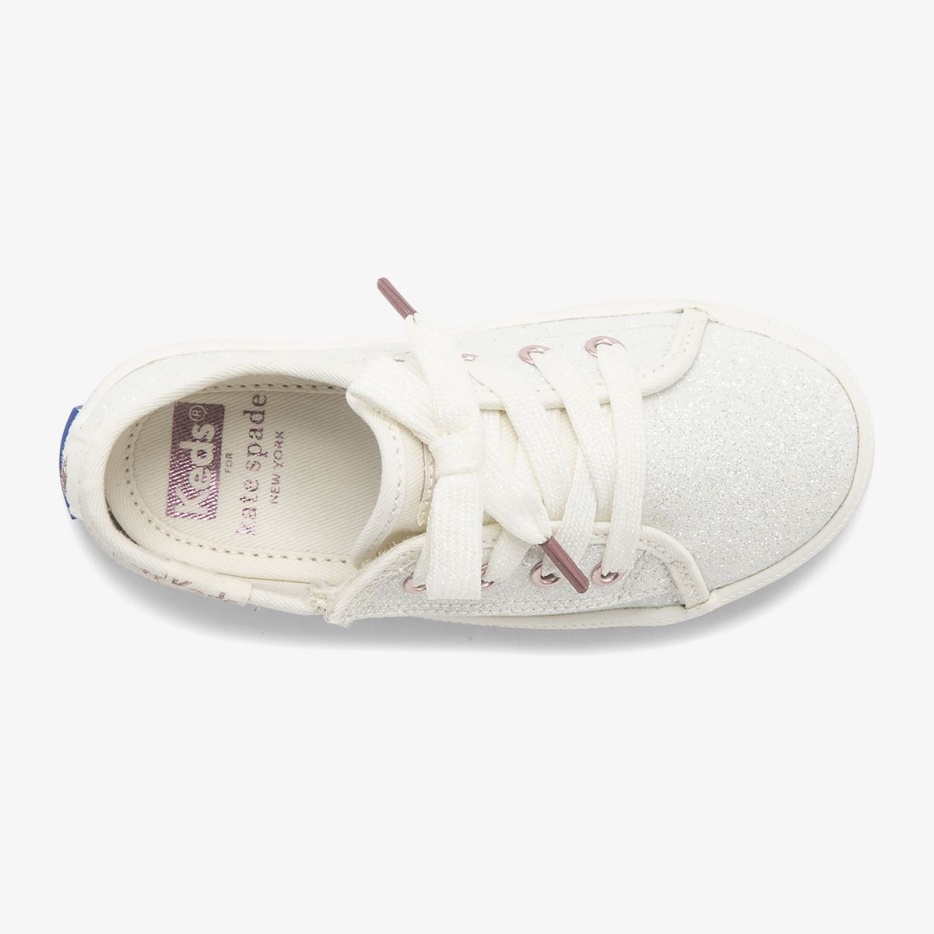Little Kid's X Kate Spade New York Kickstart Jr Ivoor Glitter Ivoor Keds