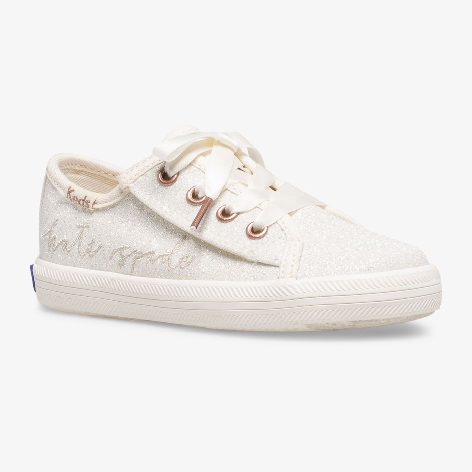 Little Kid's X Kate Spade New York Kickstart Jr Ivoor Glitter Ivoor Keds