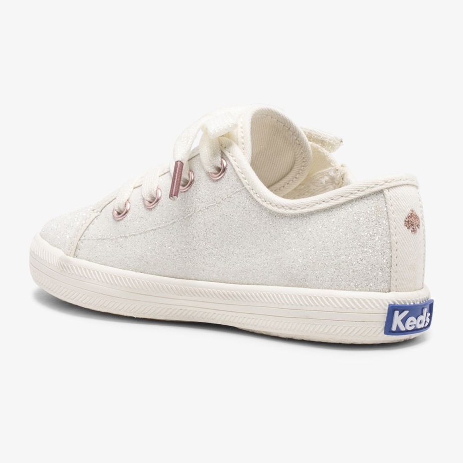 Little Kid's X Kate Spade New York Kickstart Jr Ivoor Glitter Ivoor Keds