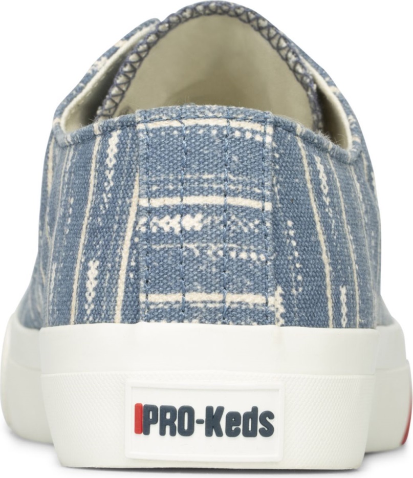 Heren Unisex Royal Lo Geweven Streep Keds Indigo