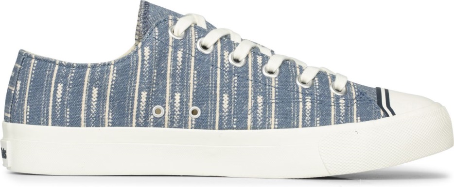 Heren Unisex Royal Lo Geweven Streep Keds Indigo