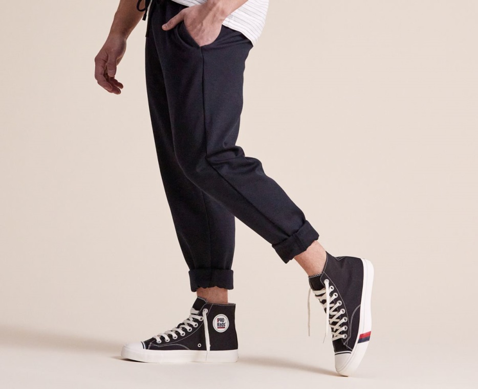 Unisex Royal Hi Keds Zwart