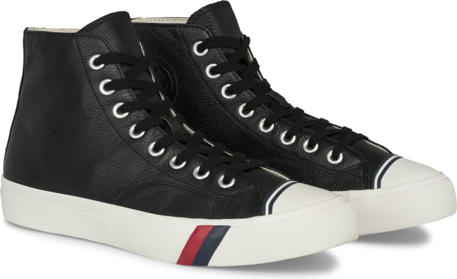 Unisex Royal Hi Leer Zwart Keds