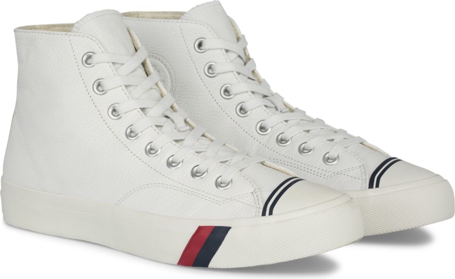 Unisex Royal Hi Leer Keds Wit