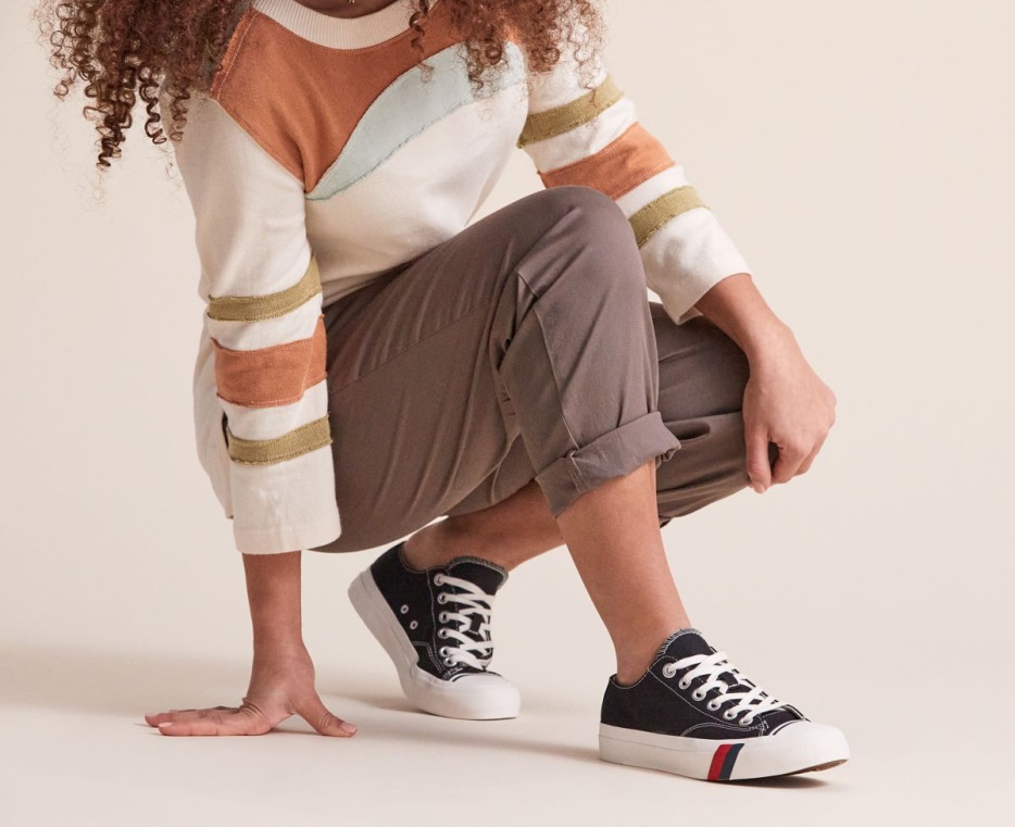 Unisex Royal Lo Zwarte Keds