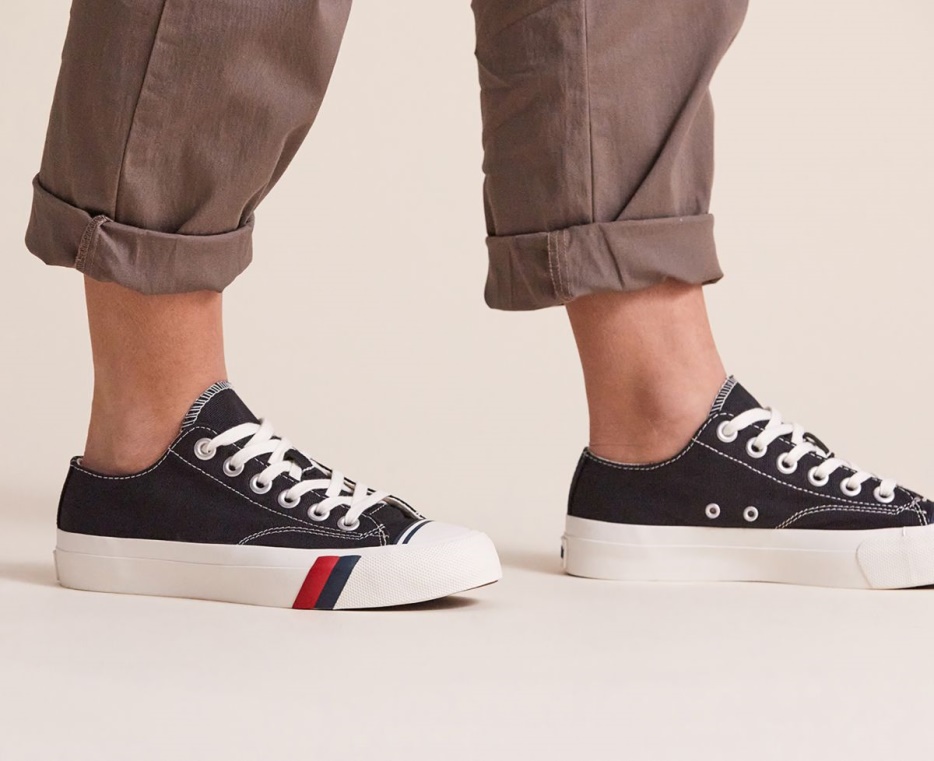 Unisex Royal Lo Zwarte Keds