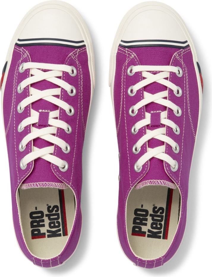 Unisex Royal Lo Canvas Keds Fuschia