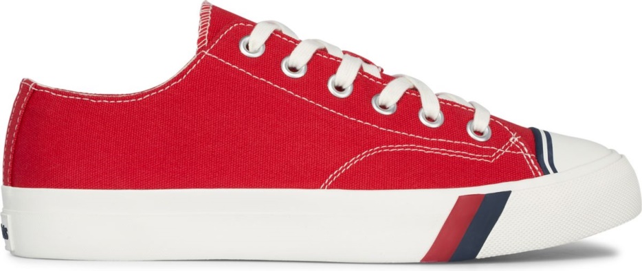 Unisex Royal Lage Canvas Keds Rood