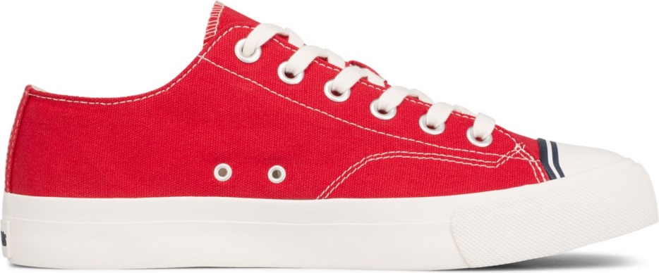 Unisex Royal Lage Canvas Keds Rood