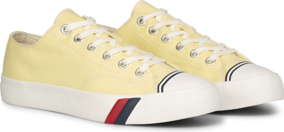 Unisex Royal Laag Canvas Lichtgeel Keds
