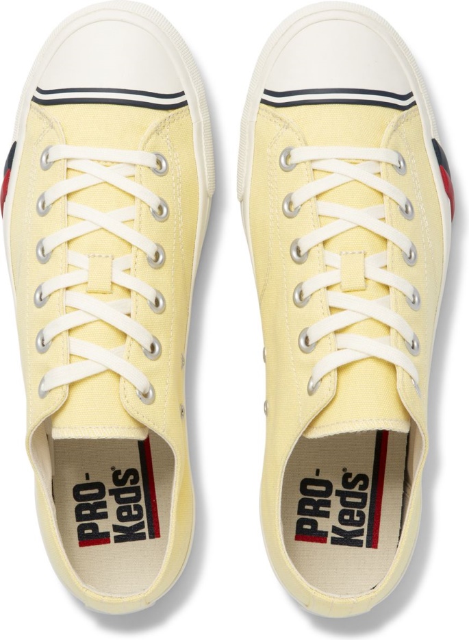 Unisex Royal Laag Canvas Lichtgeel Keds