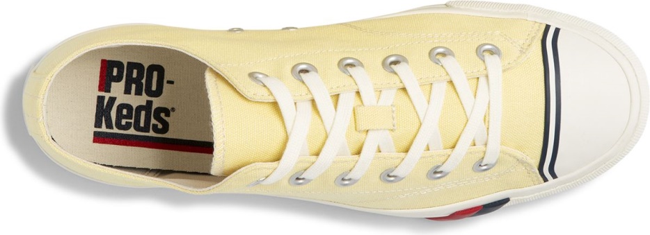 Unisex Royal Laag Canvas Lichtgeel Keds