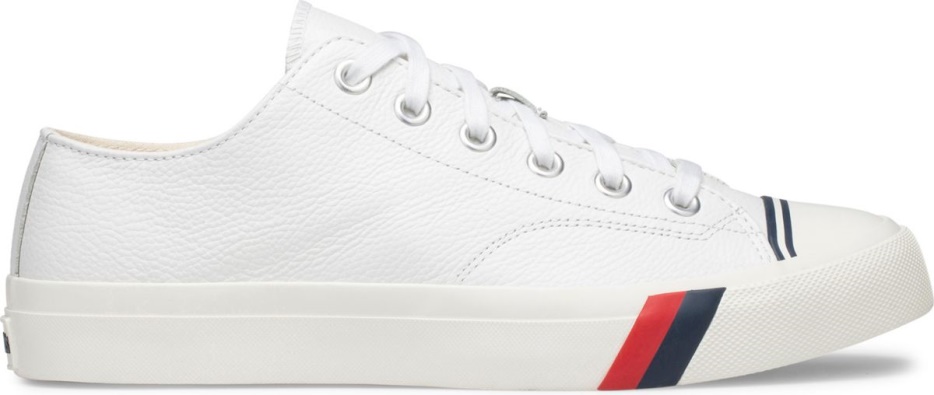 Unisex Royal Lo Classic Leer Keds Wit