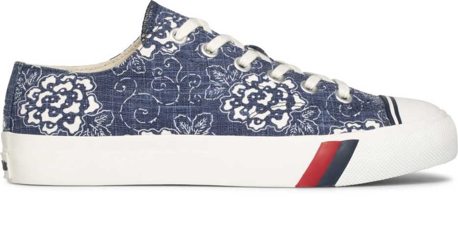 Unisex Royal Lo Bloemenprint Keds Navy
