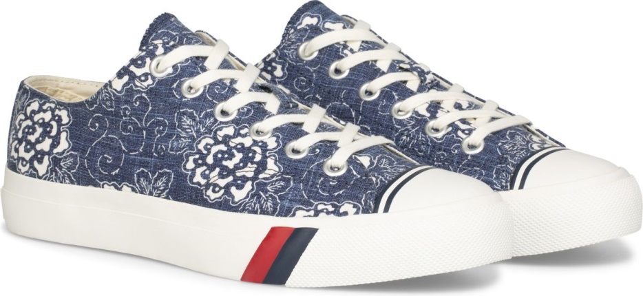 Unisex Royal Lo Bloemenprint Keds Navy
