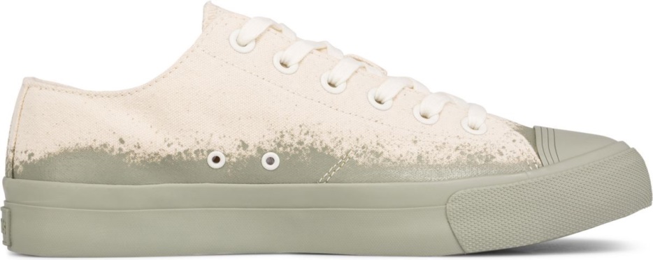 Unisex Royal Lo Spray Foxing Keds Naturel Groen