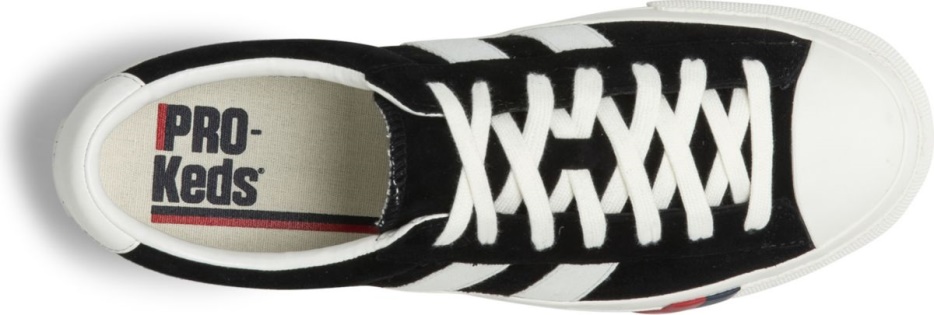 Unisex Royal Plus Suede Keds Zwart