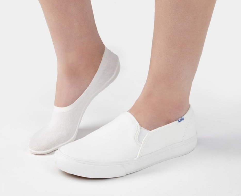 Dames Sneaker Voering 6 Stuks Wit Keds