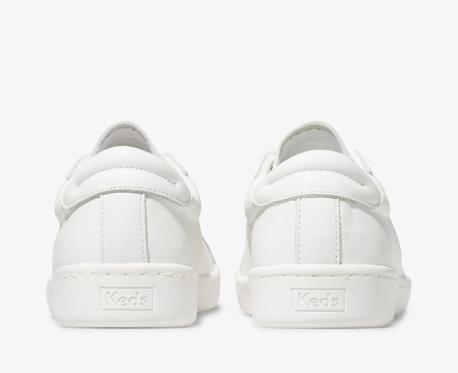 Aasleer Dames Wit Keds