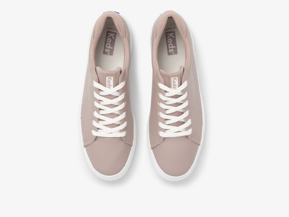 Dames Alley Coated Twill Keds Mauve