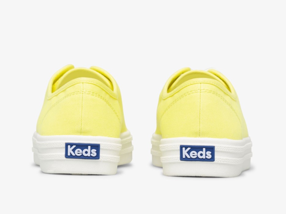 Dames Breezie Canvas Neon Keds Neon Geel