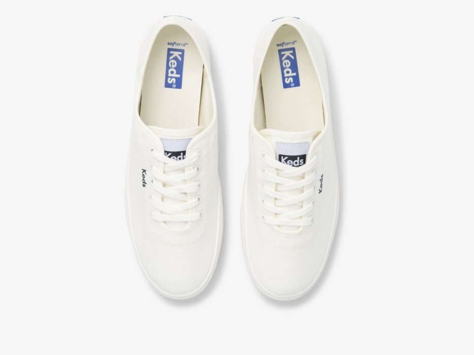 Dames Breezie Canvas Witte Keds