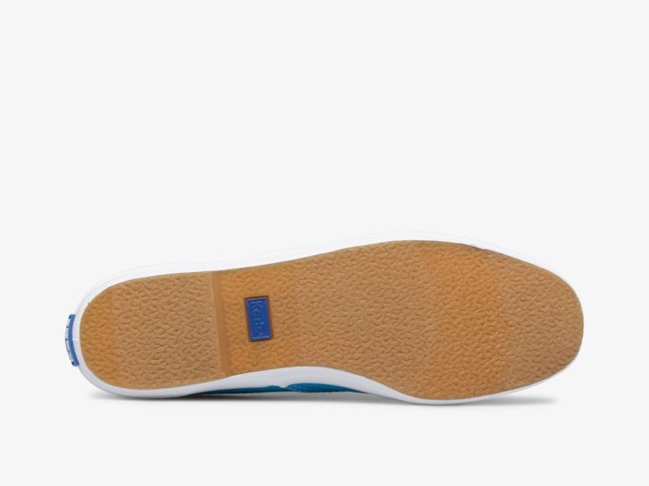 Dameskampioen Canvas Neon Wasbaar Neonblauw Keds